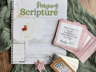 Praying Scripture Bible Study by Simply Scripture