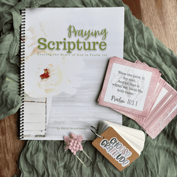 Praying Scripture Bible Study by Simply Scripture