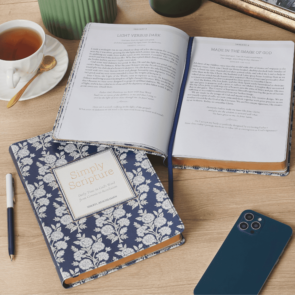 Simply Scripture devotional for women by Sheryl Aeschliman