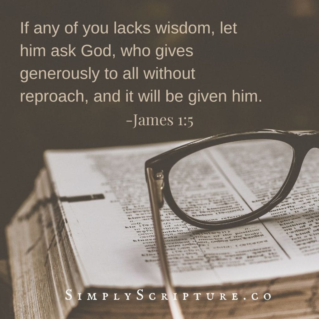 Simply Scripture - Bible Verses James 1:5